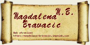 Magdalena Bravačić vizit kartica